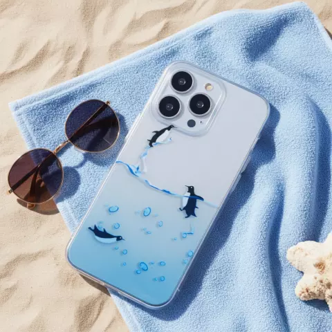 Transparent Kompatibel mit iPhone 7 8 SE 2020 SE 2022 TPU Pinguin H&uuml;lle Durchsichtige H&uuml;lle