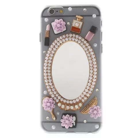 Jewel Case iPhone 6 6s Chic mit Spiegel Make-up Hartschale
