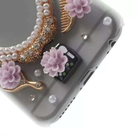 Jewel Case iPhone 6 6s Chic mit Spiegel Make-up Hartschale