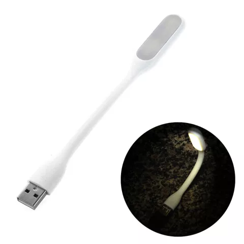 Tragbare USB LED 2.0 Lampe Flexibles tragbares Schreibtischger&auml;t weisses Licht