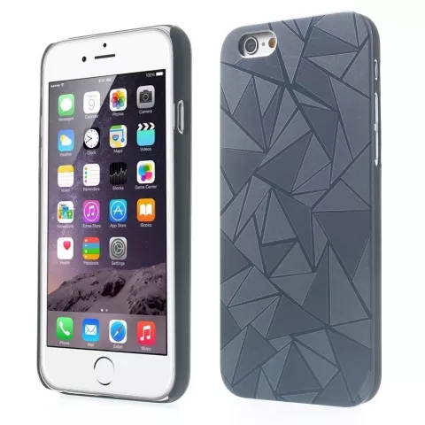 Dreieck Aluminium H&uuml;lle iPhone 6 Plus / 6s Plus Schwarz Hartschale Dreieck Abdeckung