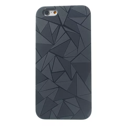 Dreieck Aluminium H&uuml;lle iPhone 6 Plus / 6s Plus Schwarz Hartschale Dreieck Abdeckung