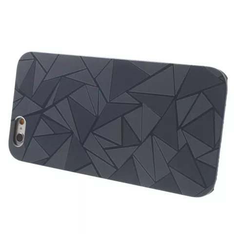 Dreieck Aluminium H&uuml;lle iPhone 6 Plus / 6s Plus Schwarz Hartschale Dreieck Abdeckung