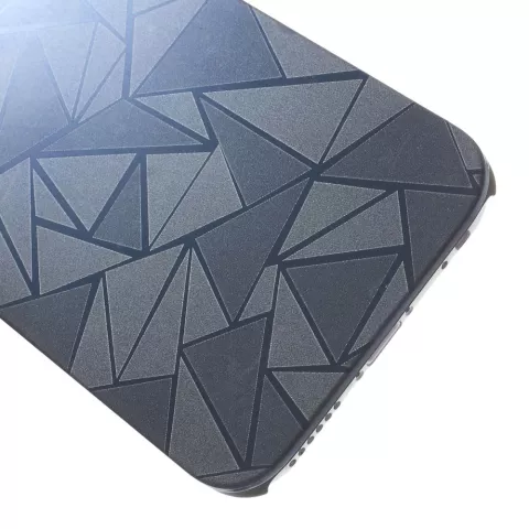 Dreieck Aluminium H&uuml;lle iPhone 6 Plus / 6s Plus Schwarz Hartschale Dreieck Abdeckung