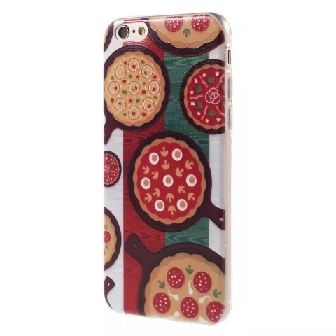 Pizza Fall TPU iPhone 6 6s Italienische Flagge Gr&uuml;n weiss rot Italien Abdeckung