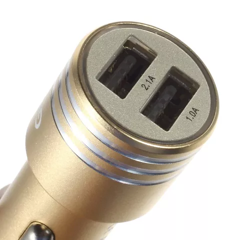 Dual USB Autoladeger&auml;t &amp; Metall Sicherheitshammer Autostecker Adapter Autoladeger&auml;t