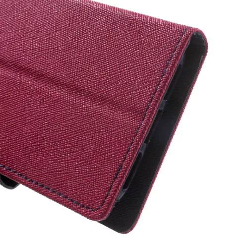 Leder-Brieftaschenh&uuml;lle Mercury Goospery Kompatibel mit iPhone 7 8 SE 2020 SE 2022 Original rosa
