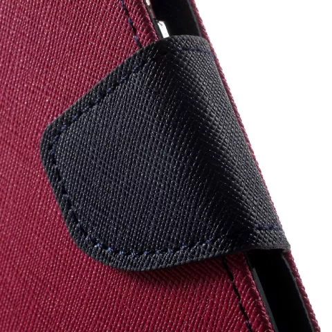 Leder-Brieftaschenh&uuml;lle Mercury Goospery Kompatibel mit iPhone 7 8 SE 2020 SE 2022 Original rosa