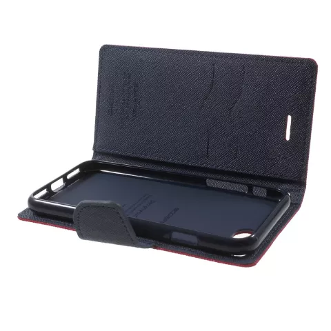 Leder-Brieftaschenh&uuml;lle Mercury Goospery Kompatibel mit iPhone 7 8 SE 2020 SE 2022 Original rosa