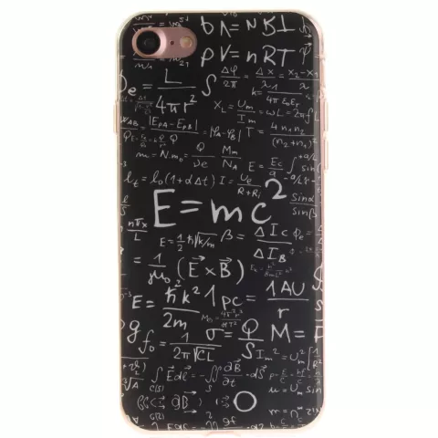 Physikformeln TPU-H&uuml;lle f&uuml;r iPhone 7 8 SE 2020 SE 2022 E = MC2-Mathe-H&uuml;lle