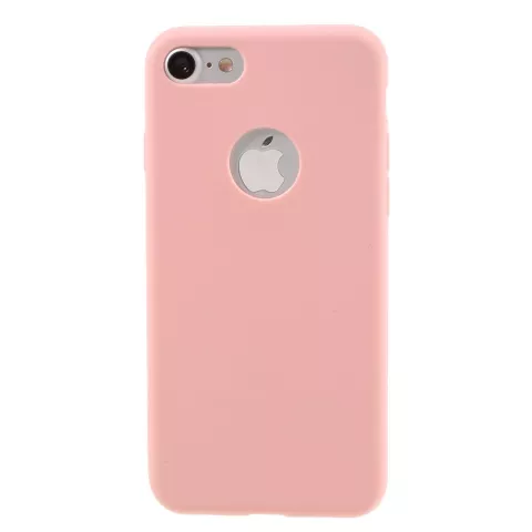 Feste rosa Silikonh&uuml;lle iPhone 7 8 Rosa H&uuml;lle Rosa H&uuml;lle