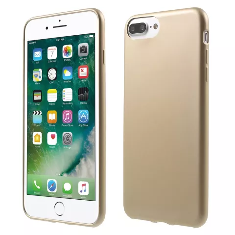 Goldetui iPhone 7 Plus 8 Plus Hardcover Goldenes Etui