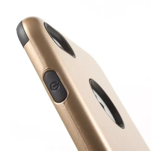 Caseology Goldh&uuml;lle iPhone 7 8 Goldene TPU Silikonh&uuml;lle Schwarze Abdeckung