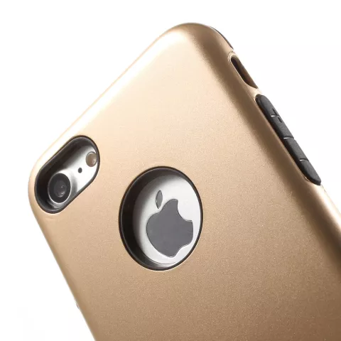 Caseology Goldh&uuml;lle iPhone 7 8 Goldene TPU Silikonh&uuml;lle Schwarze Abdeckung