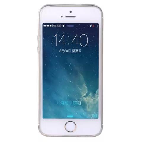 Transparente TPU-Schutzh&uuml;lle iPhone 5 / 5s und iPhone SE 2016 Robuste H&uuml;lle