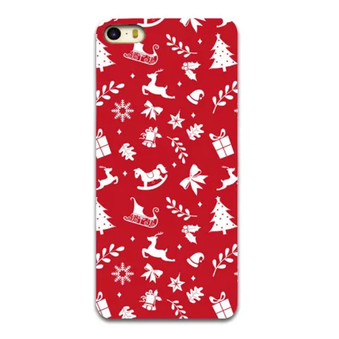 Weihnachtsetui rot iPhone 6 und 6s TPU Weihnachtsetui Red Christmas Cover