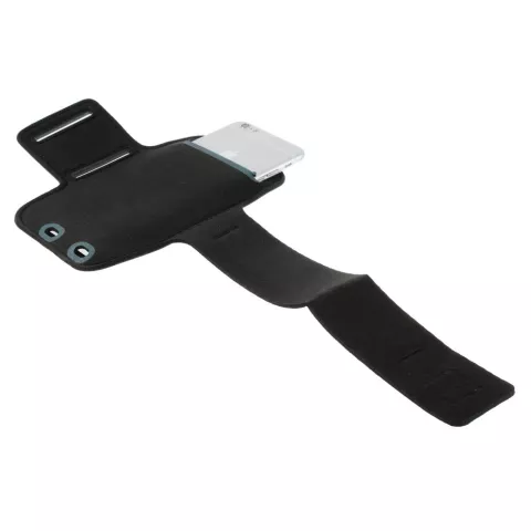 Running Belt iPhone Plus / Max / Gro&szlig;es Sportarmband f&uuml;r Handy / Handy - Schwarz