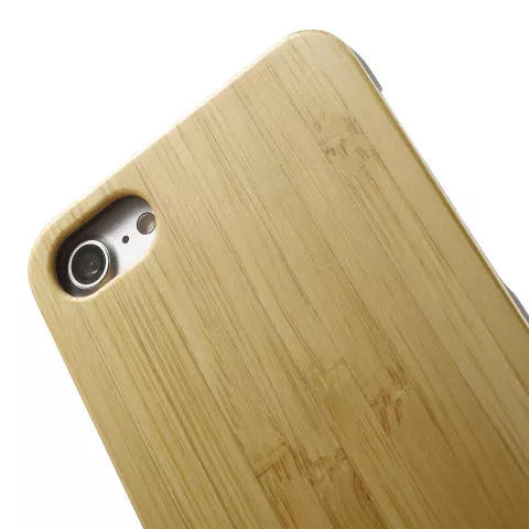 Bambusabdeckung Handgefertigte iPhone 7 8 SE 2020 SE 2022 Holzkoffer