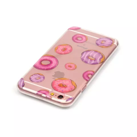 Donut H&uuml;lle transparente TPU iPhone 6 und 6s H&uuml;lle