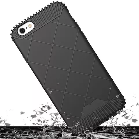 Schutzh&uuml;lle schwarz iPhone 6 Plus 6s Plus TPU-Abdeckung