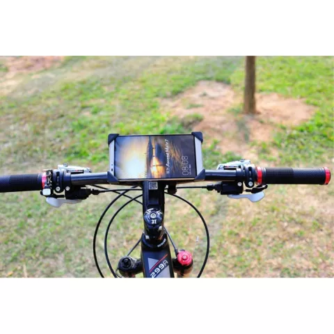 Universal Fahrradhalter iPhone Samsung Handyhalter - verstellbar - Fahrrad - Schwarz