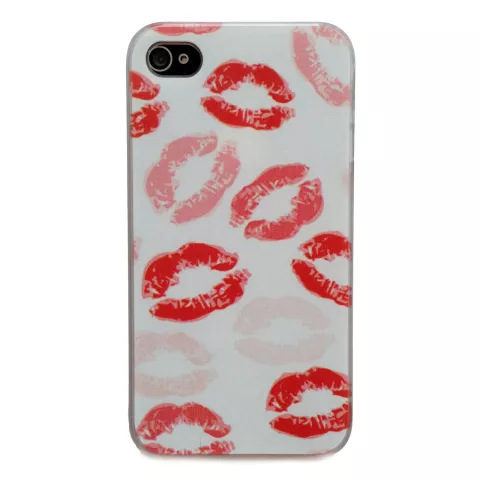 Rote Lippen Fall iPhone 5 5s SE 2016 rote Lippen Kuss Hardcase K&uuml;sse