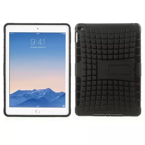 Stossfeste iPad Air 2-Abdeckung - Sehr robuste TPU-Hartschale schwarz