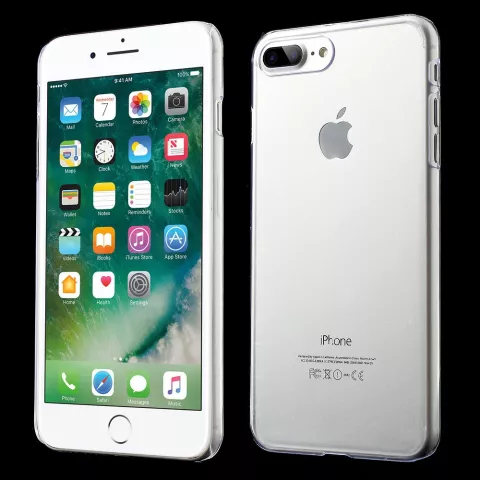 Transparente Hartschale iPhone 7 Plus 8 Plus Robuste transparente H&uuml;lle