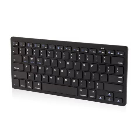 Bluetooth-Tastatur Minitastatur drahtlos - QWERTY - Schwarz