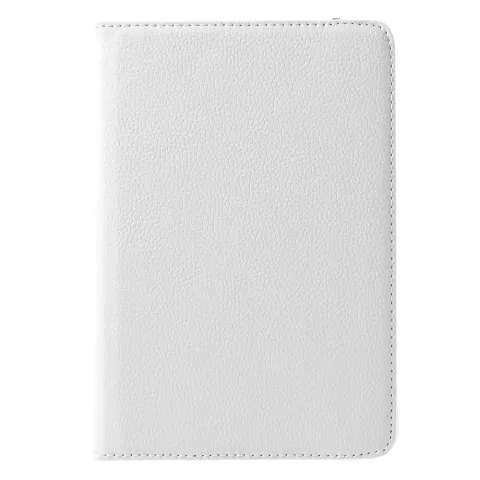 Drehbare H&uuml;lle aus weissem Leder iPad mini 4 und iPad mini 5 (2019)