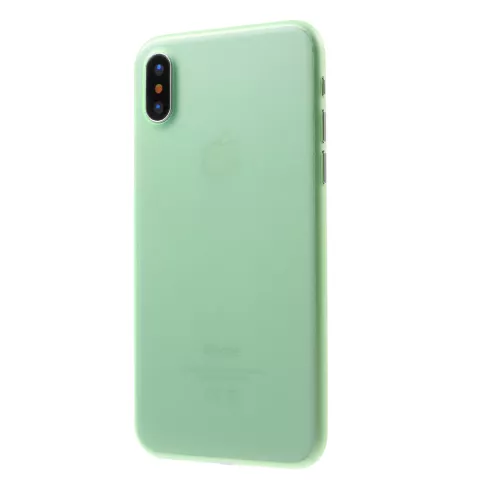 Gr&uuml;ne H&uuml;lle iPhone X XS transparente TPU H&uuml;lle