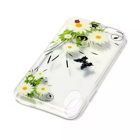 Fr&uuml;hling G&auml;nsebl&uuml;mchen Blumen TPU Fall f&uuml;r iPhone X XS Fall Abdeckung