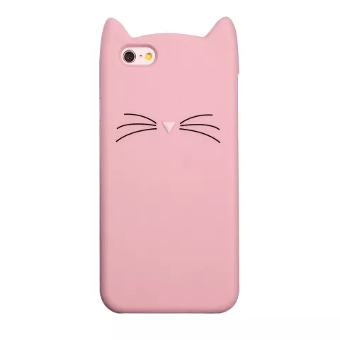 Rosa Katze Schnurrhaare iPhone 6 6s Fall Abdeckung Fall K&auml;tzchen Ohren