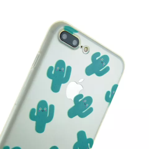 Transparente Kaktus-TPU-H&uuml;lle f&uuml;r iPhone 7 Plus 8 Plus H&uuml;lle