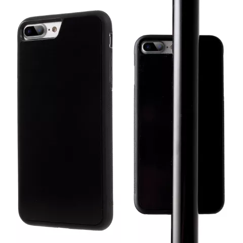 Anti-Schwerkraft-H&uuml;lle Selfie-Abdeckung schwarz iPhone 7 Plus 8 Plus-Abdeckung Nano-Beschichtung