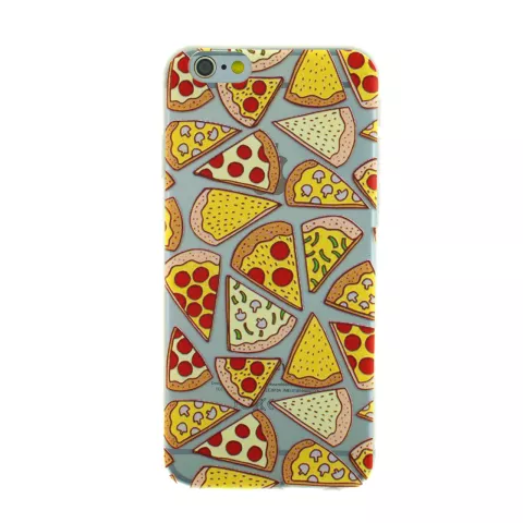 Transparente Pizza H&uuml;lle iPhone 6 Plus 6s Plus H&uuml;lle Abdeckung TPU Abdeckung