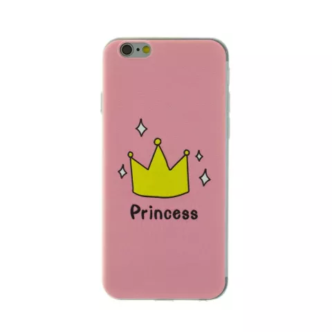 Rosa Amsterdam Prinzessin iPhone 6 6s Fall Fall Kronenabdeckung