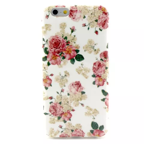 Weiss Rosa Rosen Floral Classic iPhone 6 6s H&uuml;lle H&uuml;lle