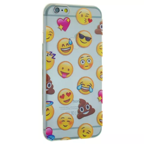 Transparente Emoji iPhone 6 Plus 6s Plus H&uuml;lle Smiley