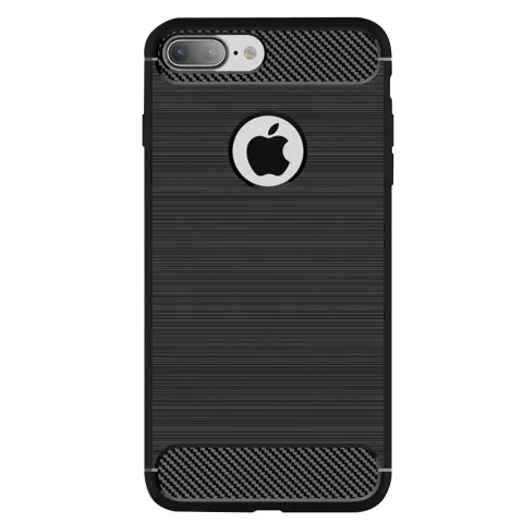 Black Carbon Armor iPhone 7 Plus 8 Plus TPU-H&uuml;lle