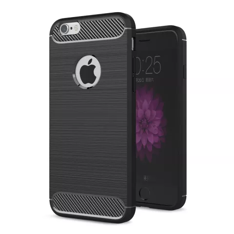 Black Carbon Armor iPhone 6 Plus 6s Plus TPU-H&uuml;lle