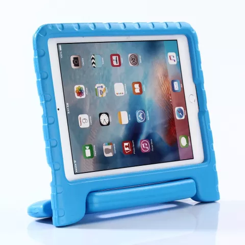 EVA Kinderfreundliche stossd&auml;mpfende iPad 2017 2018 iPad Air 2 H&uuml;lle - Blau tropfenfest