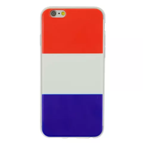 Niederl&auml;ndische Flagge rot weiss blau TPU iPhone 6 6s H&uuml;lle Fall