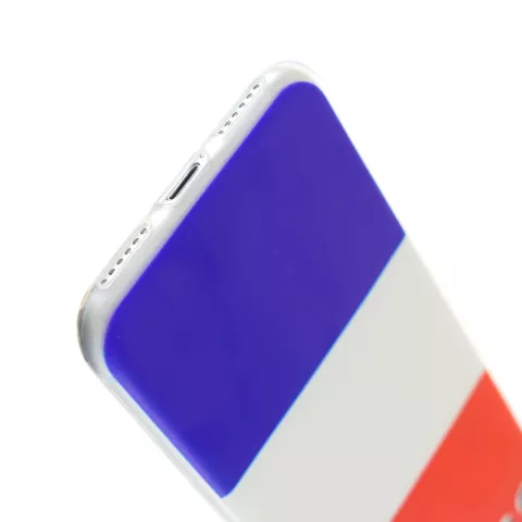 Niederl&auml;ndische Flagge rot weiss blau TPU iPhone 7 8 SE 2020 SE 2022 H&uuml;llenh&uuml;lle