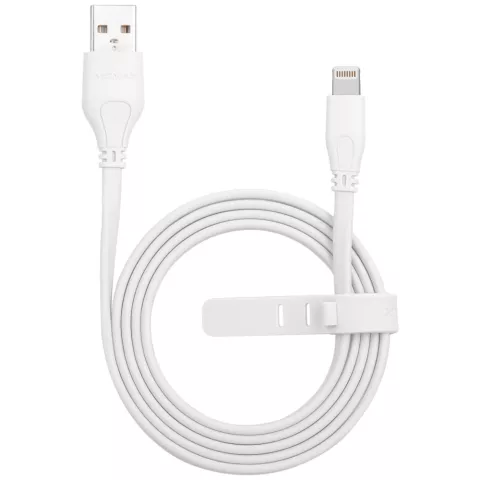 MOMAX MFi Lightning Cable 1 Meter - Wei&szlig;es Ladekabel