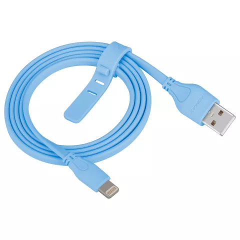 MOMAX MFi Lightning Cable 1 Meter - Blaues Ladekabel