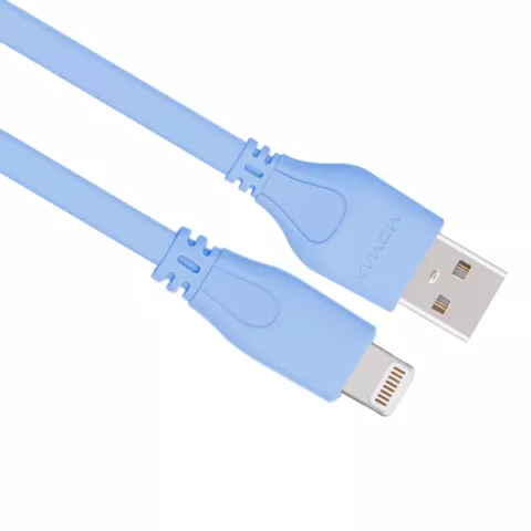 MOMAX MFi Lightning Cable 1 Meter - Blaues Ladekabel
