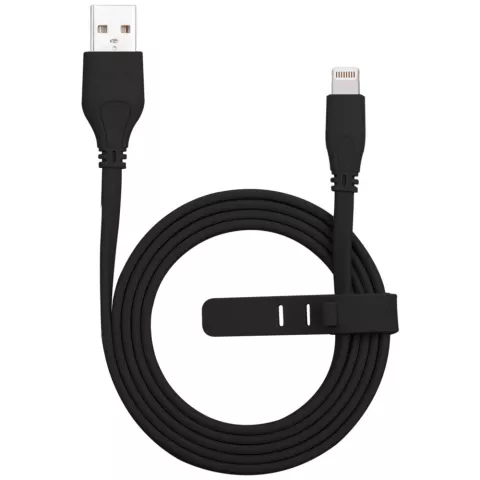 MOMAX MFi Lightning USB-Kabel 1 Meter - Schwarzes Ladekabel