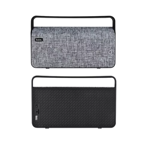 Hoco BS10 Bluetooth Speaker Fabric Grau - Drahtloser Lautsprecher grau