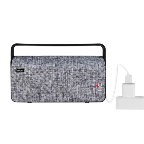 Hoco BS10 Bluetooth Speaker Fabric Grau - Drahtloser Lautsprecher grau